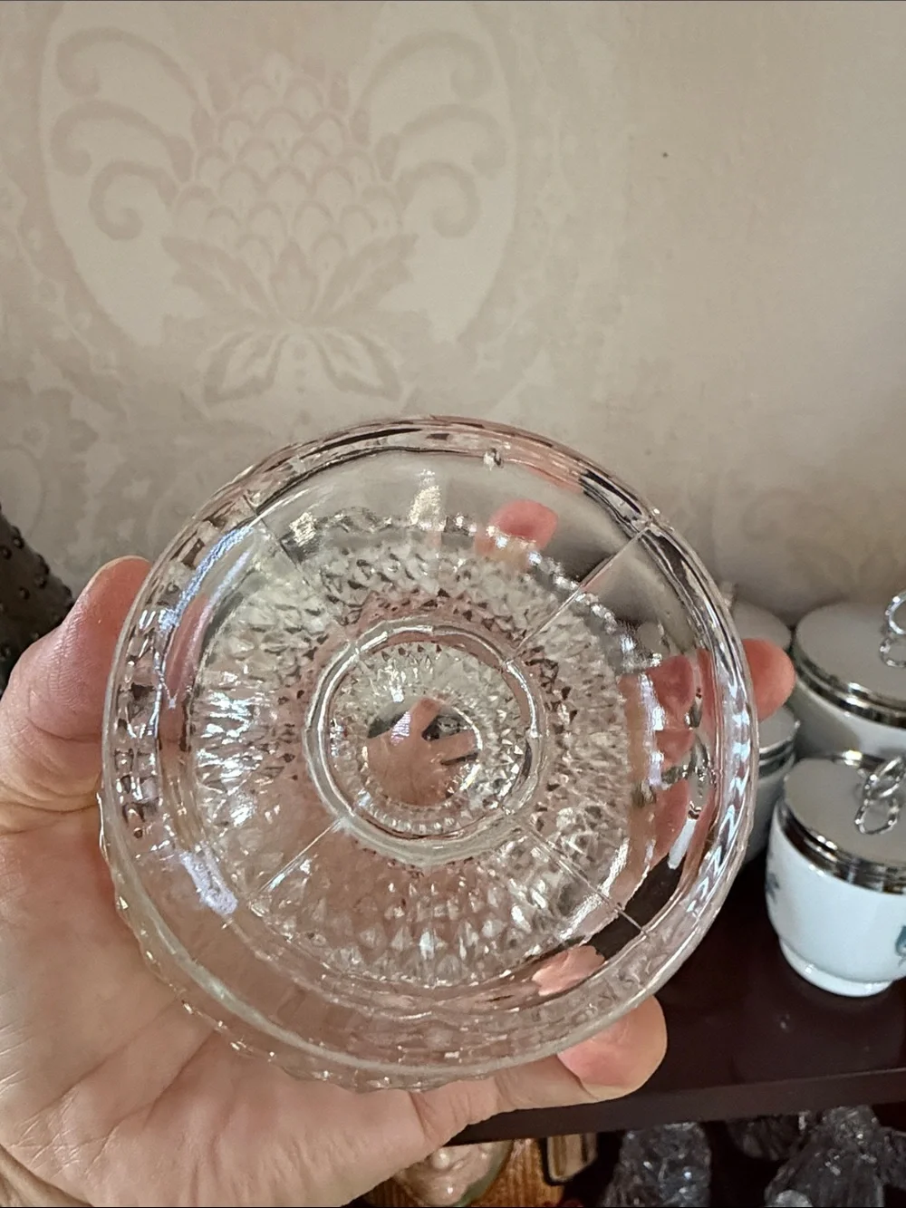 Vintage Viking glass fairy lamp - Picture 5 of 8